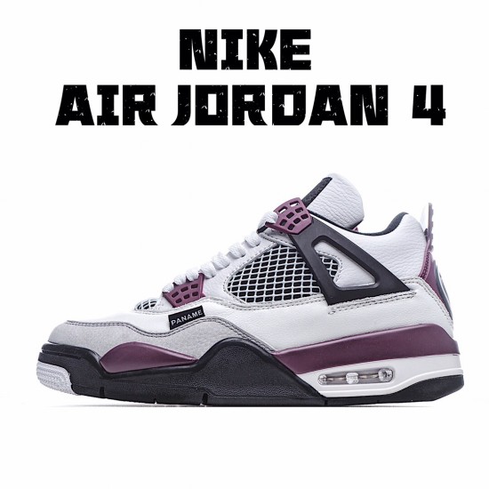 Air Jordan 4 Retro PSG Bílý Černá Nachový CZ5624 100 AJ4 Pánské a dámské Jordan