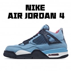 Air Jordan 4 x Travis Scott Modrý Černá 308497 406 AJ4 Pánskés Jordan 