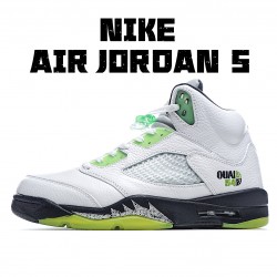 Air Jordan 5 Quai54 Pánskés 467827 105 AJ5 Bílý Zelená Jordan 