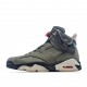 Travis Scott x Air Jordan 6 Zelená CN1084 200 Pánské a dámské Tenisky AJ6 Jordan