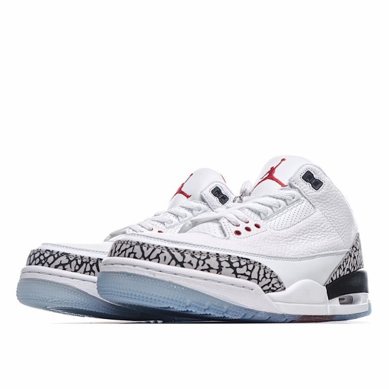 Air Jordan 3 Retro Free Throw Line Bílý CePánskét 923096-101 Pánskés Tenisky AJ3 Jordan