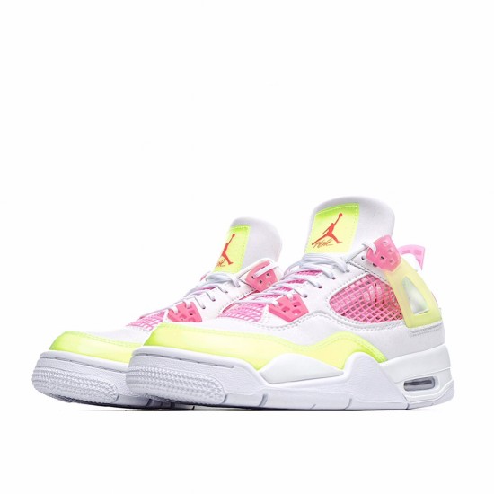 Air Jordan 4 Retro Bílý Lemon Růžový CV7808-100 dámskés Tenisky AJ4 Jordan