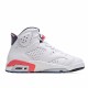 Air Jordan 6 Retro InfraČervené Bílý 384664-123 Pánské a dámské Tenisky AJ6 Jordan