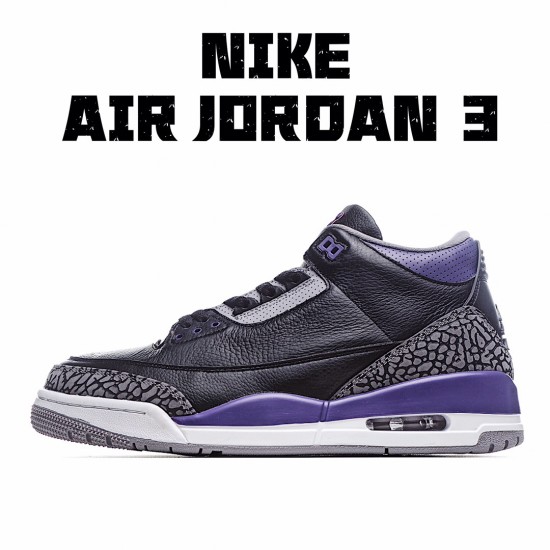 Air Jordan 3 Retro Černá Court Nachový CT8532-050 Pánskés Tenisky AJ3 Jordan