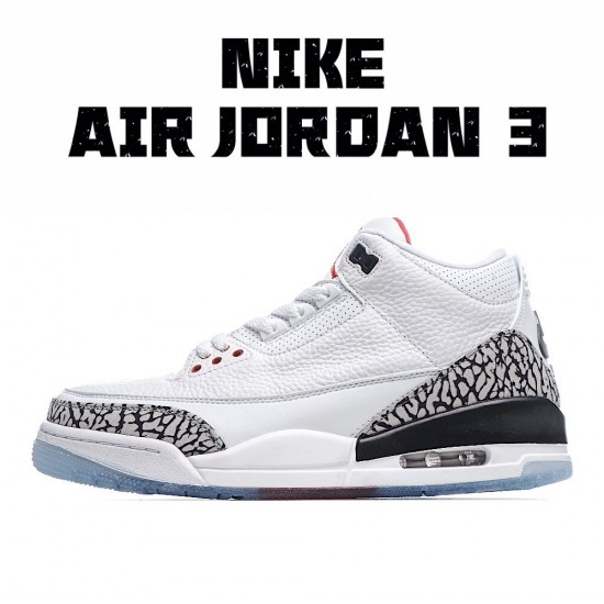 Air Jordan 3 Retro Free Throw Line Bílý CePánskét 923096-101 Pánskés Tenisky AJ3 Jordan