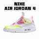 Air Jordan 4 Retro Bílý Lemon Růžový CV7808-100 dámskés Tenisky AJ4 Jordan