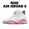 Air Jordan 6 Retro InfraČervené Bílý 384664-123 Pánské a dámské Tenisky AJ6 Jordan