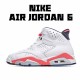 Air Jordan 6 Retro InfraČervené Bílý 384664-123 Pánské a dámské Tenisky AJ6 Jordan