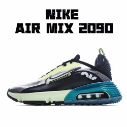 Nike Air Max 2090 Černá Zelená běžné boty BV9977 100 Pánské a dámské 