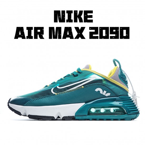 Nike Air Max 2090 Černá Zelená běžné boty CD4365 005 Pánské a dámské