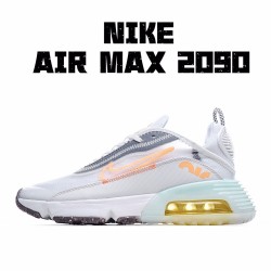 Nike Air Max 2090 Bílý Modrý Šedá CZ7555-100 Pánské a dámské běžné boty