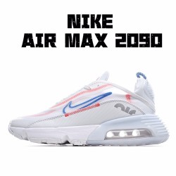 Nike Air Max 2090 Bílý Modrý běžné boty CT1290 100 Pánské a dámské 