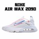 Nike Air Max 2090 Bílý Modrý běžné boty CT1290 100 Pánské a dámské