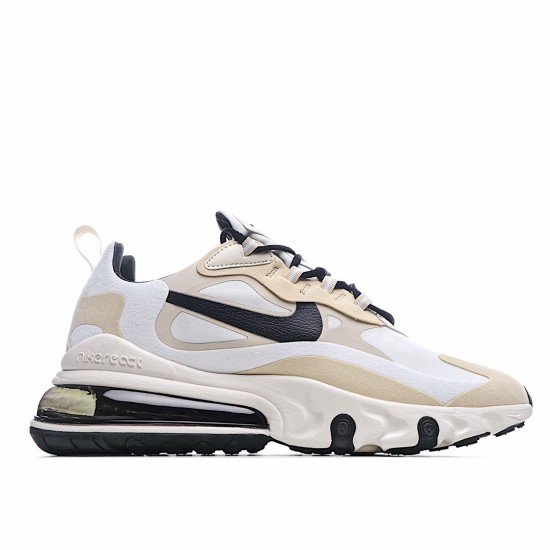 Nike Air Max 270 React Černá Béžový Bílý CZ9541 100 Pánské a dámské běžné boty