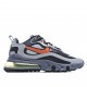 Nike Air Max 270 React Černá oranžový Šedá běžné boty CD2079 006 Pánskés