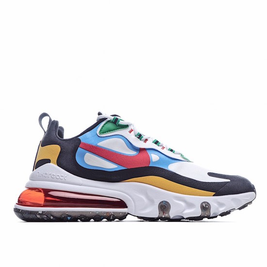 Nike Air Max 270 React Modrý Černá Bílý Pánskés běžné boty DA2610 161