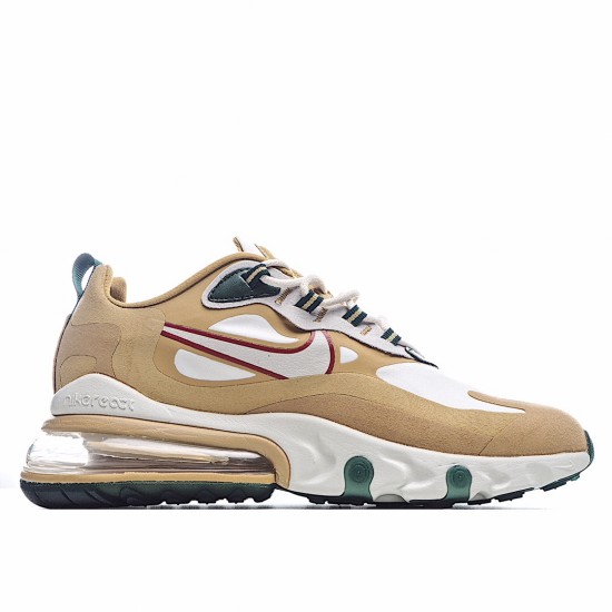 Nike Air Max 270 React Pánskés AO4971 700 Hnědý Bílý běžné boty