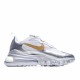 Nike Air Max 270 React Pánskés CQ4597 110 Bílý Šedá Zlato běžné boty