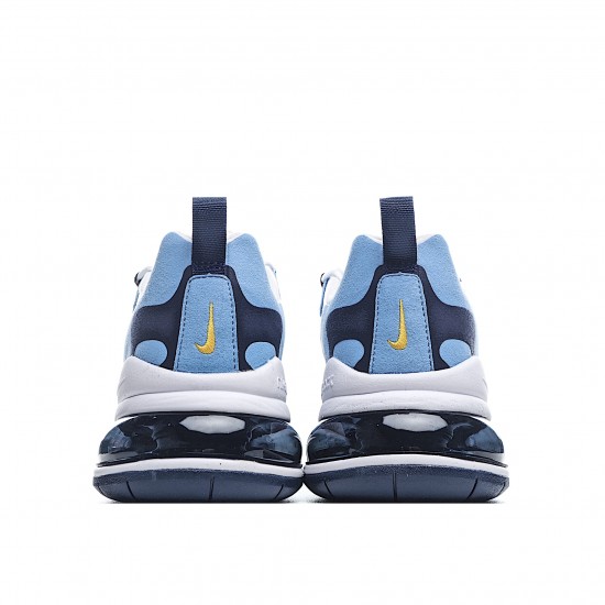 Nike Air Max 270 React Pánskés CT1264 104 Modrý Bílý Černá běžné boty