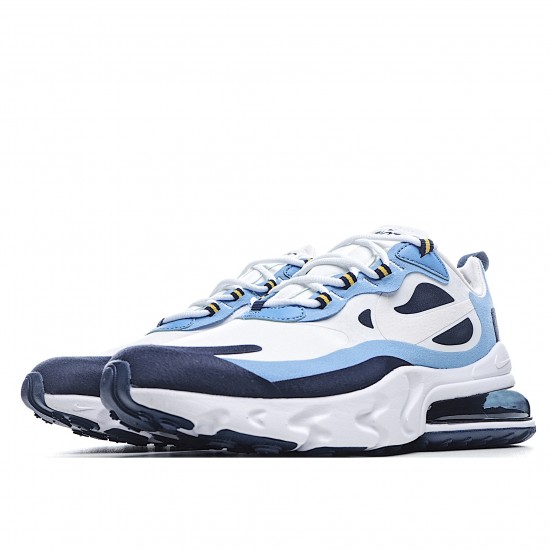 Nike Air Max 270 React Pánskés CT1264 104 Modrý Bílý Černá běžné boty