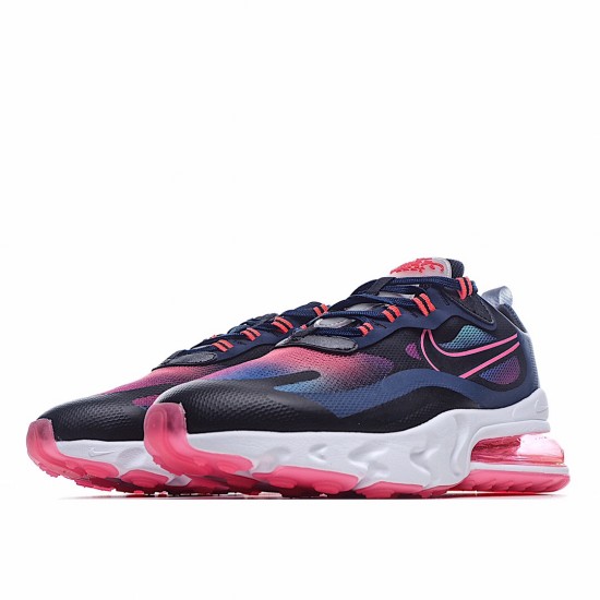 Nike Air Max 270 React Midnight námořnictvo Hyper Růžový CK6929-400 Pánské a dámské běžné boty