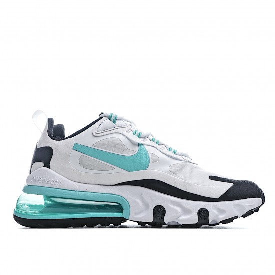 Nike Air Max 270 React námořnictvo Černá Šedá běžné boty CJ0619 001 dámskés