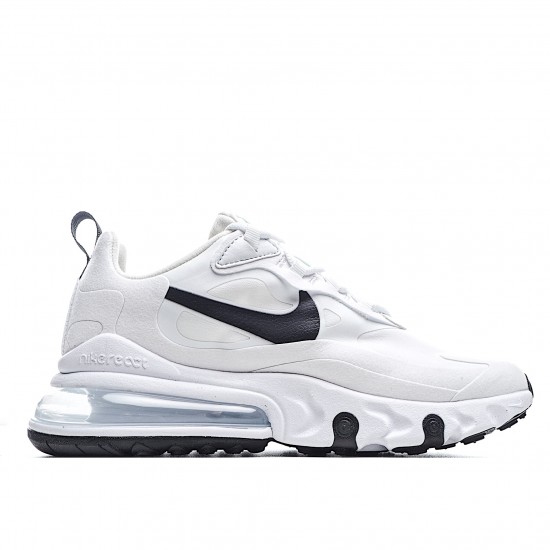 Nike Air Max 270 React Pánské a dámské CI3899 101 Bílý Černá běžné boty