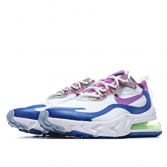 Nike Air Max 270 React Pánské a dámské CW0630 100 Bílý Modrý běžné boty