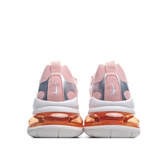 Nike Air Max 270 React dámskés Růžový Bílý běžné boty CQ5420 611