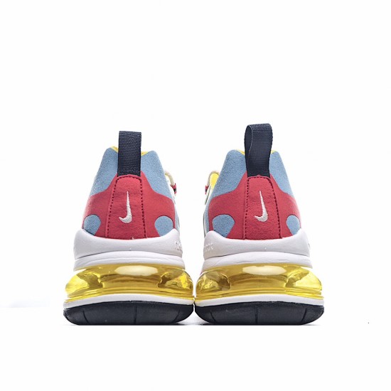 Nike Air Max 270 React Žlutá Modrý Červené AT6174 002 Pánské a dámské běžné boty