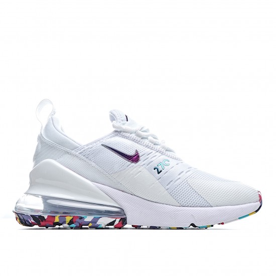 Nike Air Max 270 Pánské a dámské AH6789 008 Bílý Modrý běžné boty