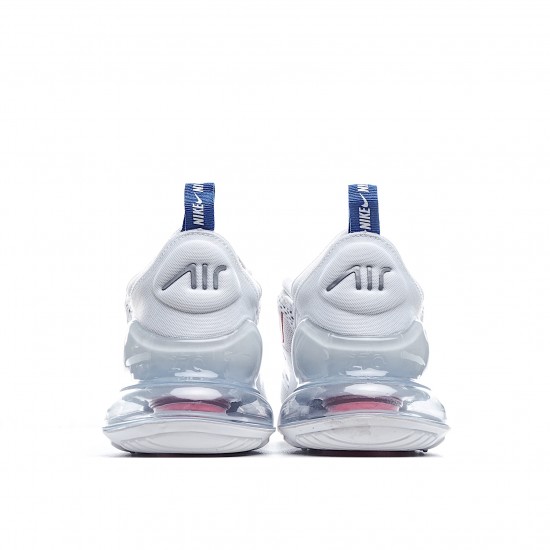 Nike Air Max 270 Pánské a dámské CD7338 100 Bílý Červené Modrý běžné boty