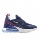 Nike Air Max 270 dámskés AH6789 402 Deep Modrý Bílý běžné boty