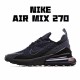 Nike Air Max 270 Modrý AH8050 120 Pánské a dámské Černá běžné boty