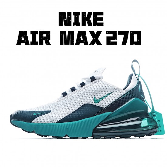 Nike Air Max 270 Zelená Bílý AQ9164 102 Pánské a dámské běžné boty