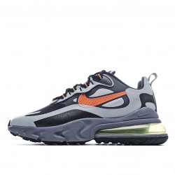 Nike Air Max 270 React Černá oranžový Šedá běžné boty CD2079 006 Pánskés 