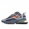 Nike Air Max 270 React Černá oranžový Šedá běžné boty CD2079 006 Pánskés 