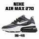 Nike Air Max 270 React Černá Bílý Pánské a dámské AO4971 001 běžné boty