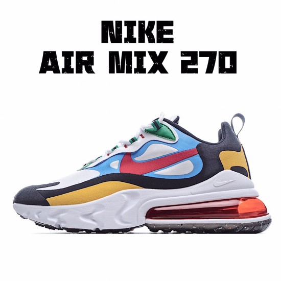 Nike Air Max 270 React Modrý Černá Bílý Pánskés běžné boty DA2610 161