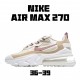 Nike Air Max 270 React Hnědý Bílý AT6174 700 dámskés běžné boty