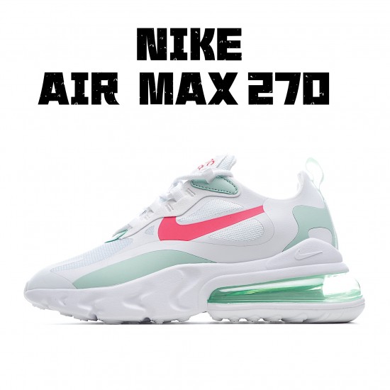 Nike Air Max 270 React Zelená Bílý Růžový běžné boty CV3025 100 dámskés