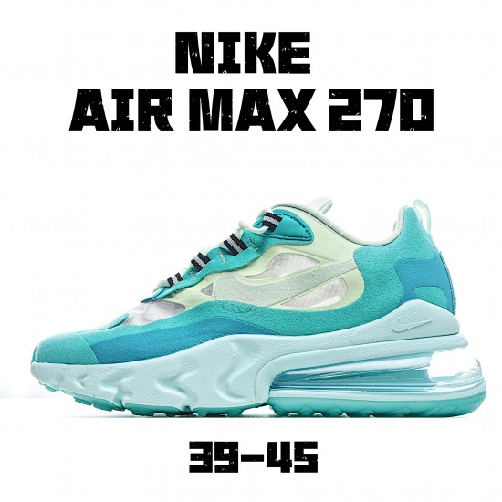 Nike Air Max 270 React Pánskés AO4971 301 Modrý Zelená běžné boty