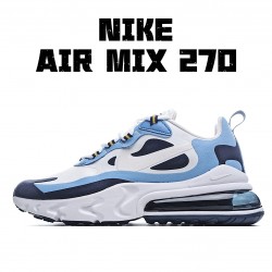 Nike Air Max 270 React Pánskés CT1264 104 Modrý Bílý Černá běžné boty 