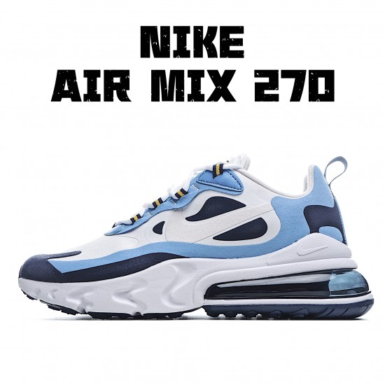 Nike Air Max 270 React Pánskés CT1264 104 Modrý Bílý Černá běžné boty