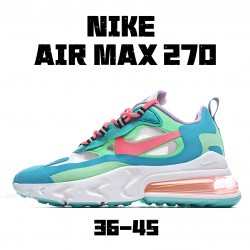 Nike Air Max 270 React námořnictvo oranžový běžné boty AT6174 300 Pánské a dámské 