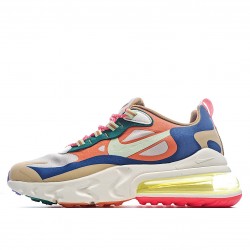 Nike Air Max 270 React oranžový Béžový běžné boty CQ4805 071 Pánské a dámské 