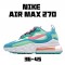 Nike Air Max 270 React Pánské a dámské AT6174 300 námořnictvo Šedá Červené běžné boty 