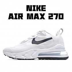 Nike Air Max 270 React Pánské a dámské CI3899 101 Bílý Černá běžné boty 