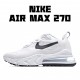 Nike Air Max 270 React Pánské a dámské CI3899 101 Bílý Černá běžné boty