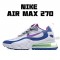 Nike Air Max 270 React Pánské a dámské CW0630 100 Bílý Modrý běžné boty 